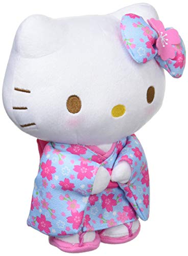 "Hello Kitty" Sakura Kimono Plush Light Blue S