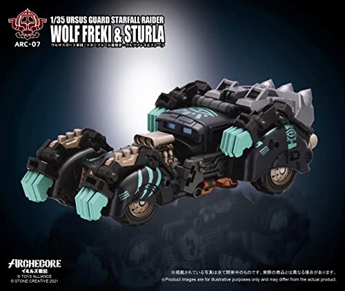 TOYS ALLIANCE LIMITED ARC-07 "ARCHE-YMIRUS" 1/35 SCALE URSUS GUARD STARFALL RAIDER WOLF FREKI & STURLA