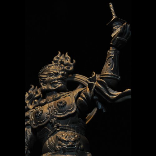 Tamon-ten (Wood Ver. version) Revoltech Takeya - Kaiyodo