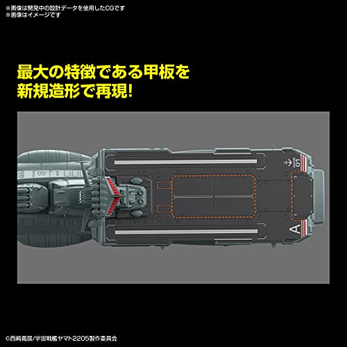 1/1000 "Space Battleship Yamato 2205" UNCF Cosmo Navy Dreadnought-kai-class Supply Mother Ship Asuka