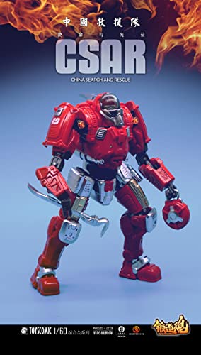 TOYSCOMIC FORGING SOUL SERIES AGS-23 CV-39 TYPE FIRE RESCUE TASK FORCE