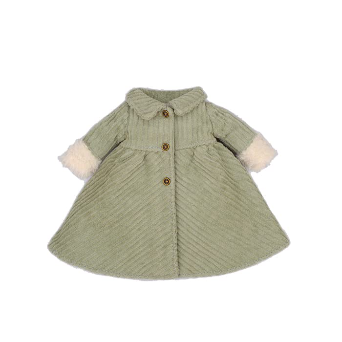 Produced by Junie Moon Dear Darling Fashion for Dolls Flared Coat (22cm Doll Size) Smoky Blue