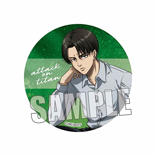 "Attack on Titan" Can Badge Work Clothes Ver. Levi