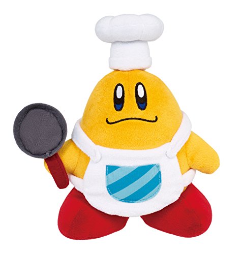 【Sanei Boeki】"Kirby's Dream Land" All Star Collection Plush KP06 Chef Kawasaki (S Size)