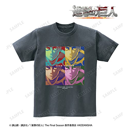 "Attack on Titan" Eren Paleful T-shirt (Men's XXL Size)