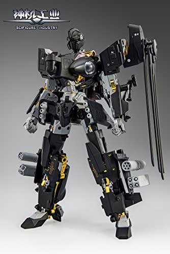 SIFIGURE INDUSTRY CS-02 ATTACK HELICOPTER-10 "DARK OWL" ALLOY TRANSFORMABLE ACTION FIGURE