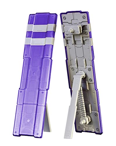Non Scale Plastic Kit Plaact Options Series 10 Twin Shields 4 Clear Purple