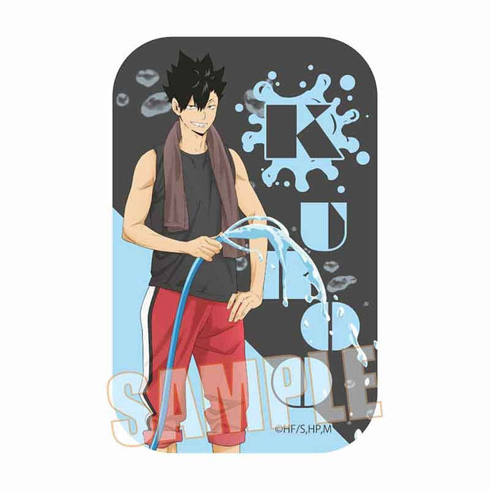 Trading Square Can Badge "Haikyu!!" Pool Cleaning Ver.