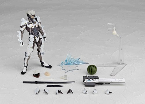 Raiden (White Armor ver. version) Revoltech (#140EX) Metal Gear Rising: Revengeance - Kaiyodo