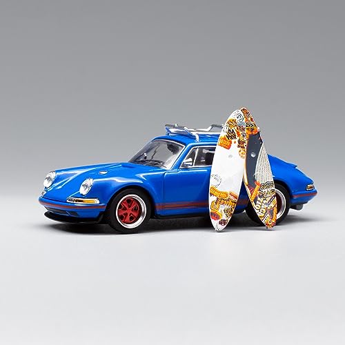 1/64 SINGER 964 BLUE WITH WAKEBOARD