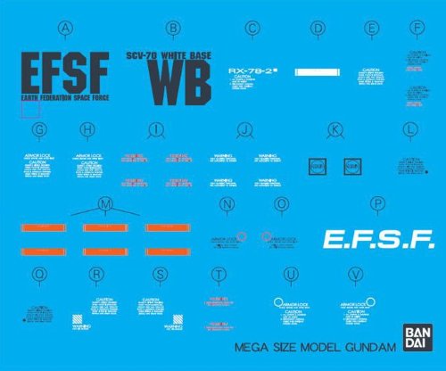 RX-78-2 Gundam - 1/48 scale - Mega Size Model Kidou Senshi Gundam - Bandai