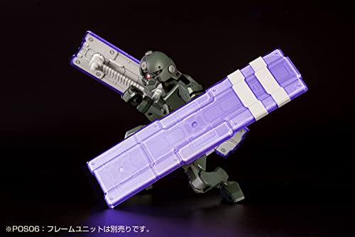 Non Scale Plastic Kit Plaact Options Series 10 Twin Shields 4 Clear Purple