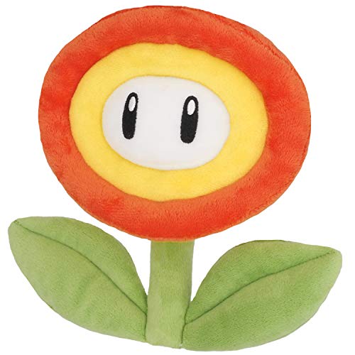 【Sanei Boeki】"Super Mario" ALL STAR COLLECTION Plush AC62 Fire Flower (S Size)