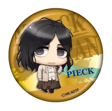 "Attack on Titan" Chimi Chara Can Badge Pieck