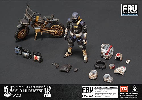 TOYS ALLIANCE LIMITED "ACID RAIN" 1/18 SCALE FAV-A03 Field Wildebeest WB3f