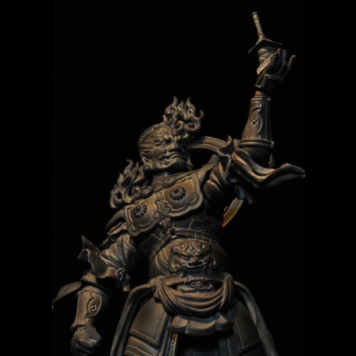 Tamon-ten (Wood Ver. version) Revoltech Takeya - Kaiyodo