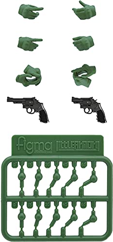 【TomyTec】LittleArmory-OP07 figma Tactical Gloves 2 Revolver Set (Green)