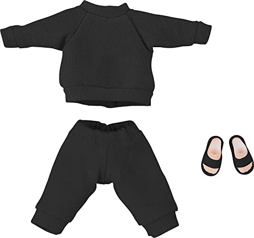 Nendoroid Doll Outfit Set Sweatshirt and Sweatpants (Black)