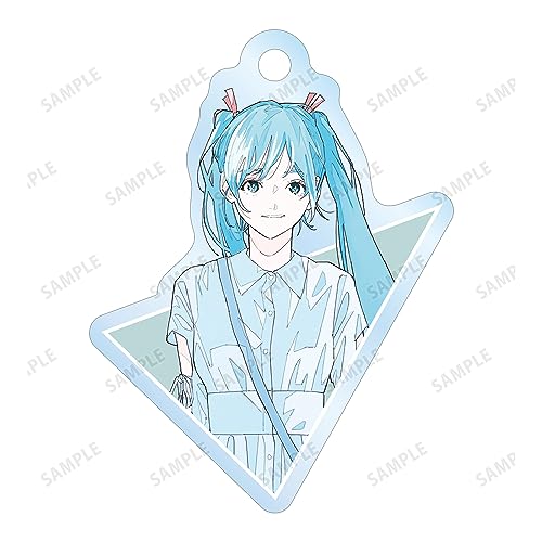 Piapro Characters Original Illustration Hatsune Miku Early Summer Outing Ver. Art by Rei Kato Twin Wire Acrylic Key Chain