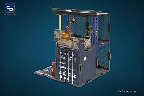 FRESH RETRO 1/24 SCALE DIORAMA BUILDING SET SIB10 CONTAINER WAREHOUSE