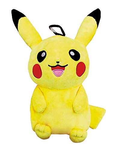 "Pokemon" Plush Pouch with Carabiner Pikachu