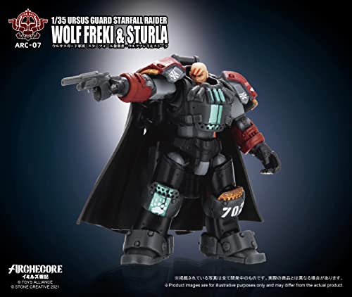 TOYS ALLIANCE LIMITED ARC-07 "ARCHE-YMIRUS" 1/35 SCALE URSUS GUARD STARFALL RAIDER WOLF FREKI & STURLA