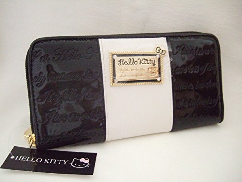 "Hello Kitty" Alphabet Series Round Wallet Black KT-4182