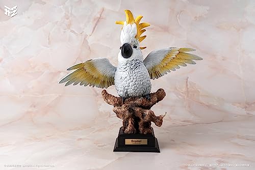ART OF SHAPE "JUNGLE LOOKBOOK" SERIES 003 CACATUA GALERITA BROMEL RESIN STATUE