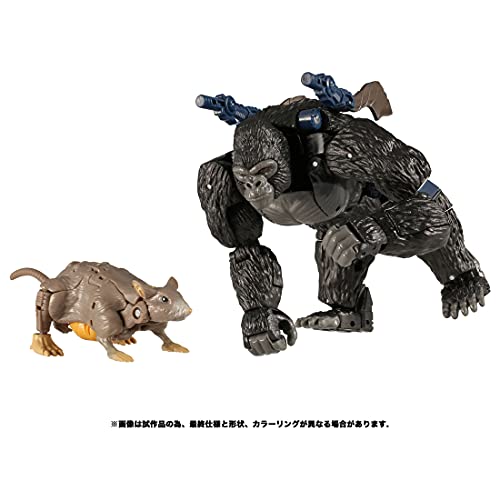 "Transformers" War for Cybertron WFC-19 Optimus Primal with Rattrap