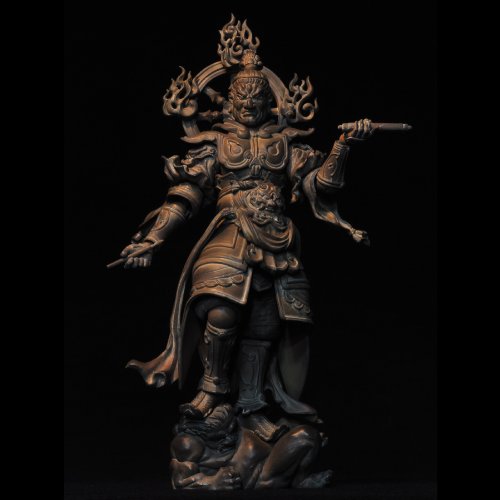 Komoku-ten (Wood Ver. version) Revoltech Takeya - Kaiyodo