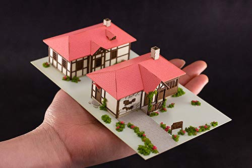 "Gochumon wa Usagi Desu ka? Bloom" Anitecture 04 1/150 Scale Paper Kit Hot Bakery & Cocoa's House