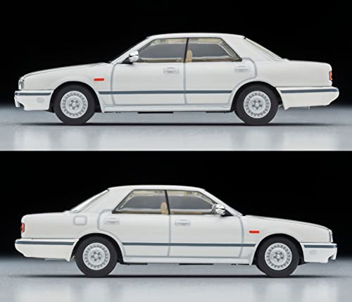 1/64 Scale Tomica Limited Vintage NEO TLV-N Nihonsha no Jidai 17 Nissan Cedric Cima Type II Limited Kazue Ito Specification (White)