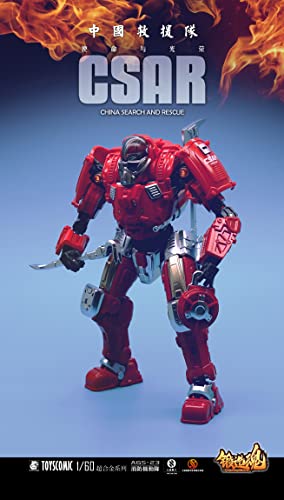 TOYSCOMIC FORGING SOUL SERIES AGS-23 CV-39 TYPE FIRE RESCUE TASK FORCE