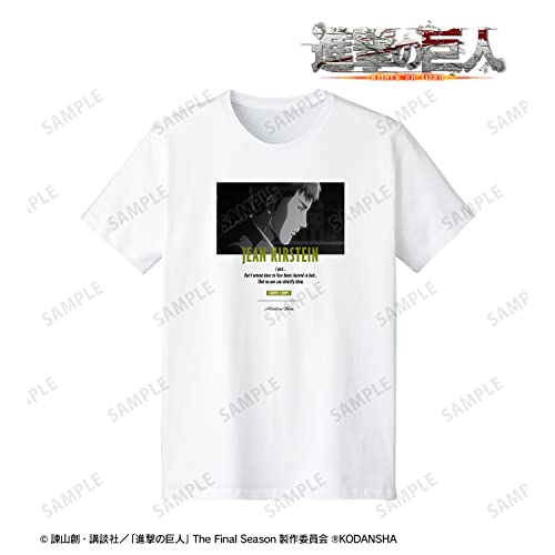 "Attack on Titan" Jean Words T-shirt (Ladies' XL Size)