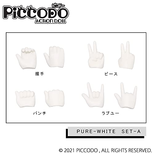 Piccodo Series PIC-H001PW Option Hand Set A Pure-White