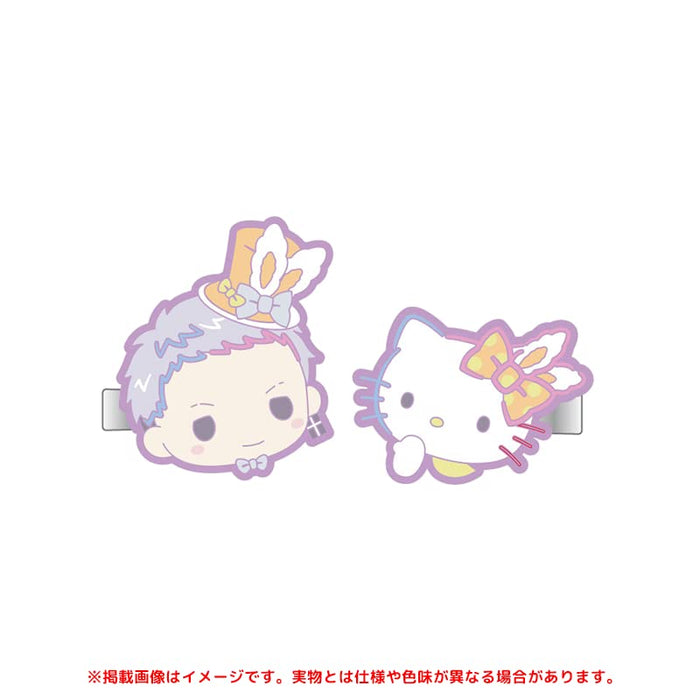 "Tokyo Revengers" x Sanrio Characters Bangs Clip Easter Ver. Mitsuya Takashi & Hello Kitty