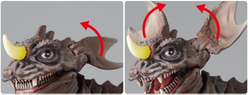 Baragon Revoltech SFX (04) Frankenstein Tai Chitei Kaijuu Baragon - Kaiyodo