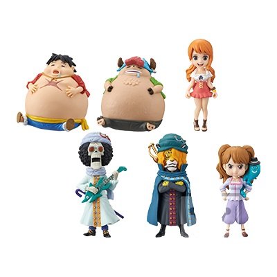 Set One Piece World Collectable Figure -Whole Cake Island 1- One Piece - Banpresto
