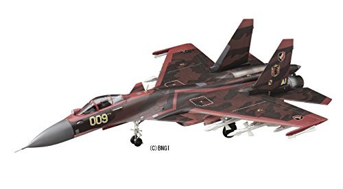 Su-33 Flanker D (Version Strigon Squadron) - 1/72 Échelle - Créateur Travaux Ace Combat 06: Kaihou E No Senka - Hasegawa