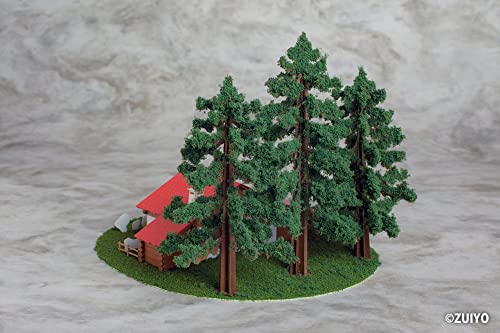 "Heidi, Girl of the Alps" Anitecture 06 1/150 Scale Paper Kit Heidi's House (Alm Mountain Lodge)