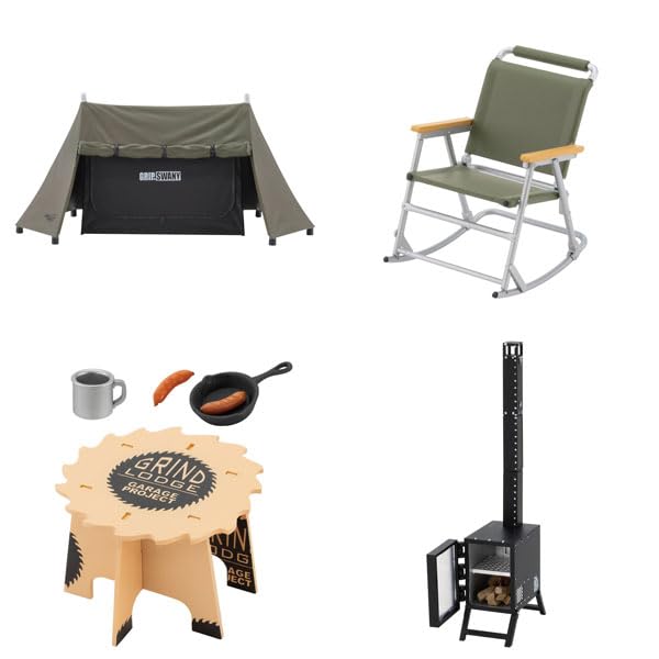 Solo Camp Miniature Collection Garage Edition Produced by CAMP HACK Box