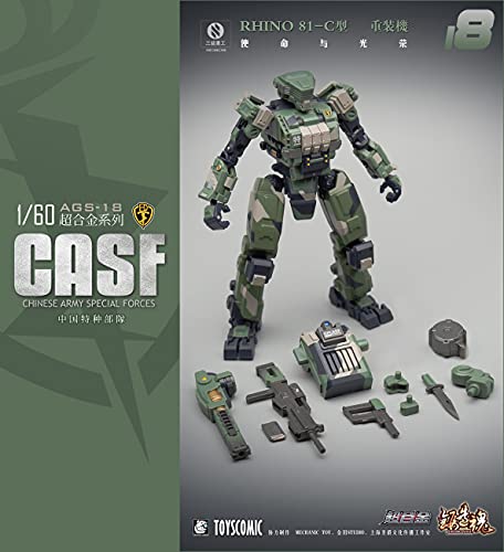 MECHANIC TOYS FORGING SOUL SERIES AGS-18 CASF RHINO 81-C GROUND FORCE HEAVY-ARMED TYPE