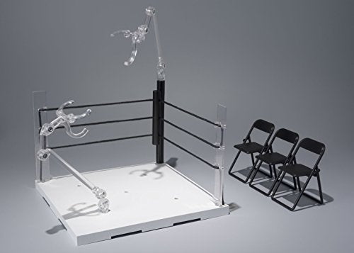 Act. Ring Corner & Pipe Chair set, (Neutral version) Tamashii Stage - Bandai