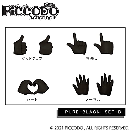 Piccodo Series PIC-H002PB Option Hand Set B Pure-Black