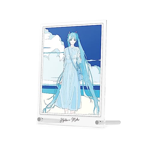 Piapro Characters Original Illustration Hatsune Miku Early Summer Outing Ver. Art by Rei Kato A5 Acrylic Panel