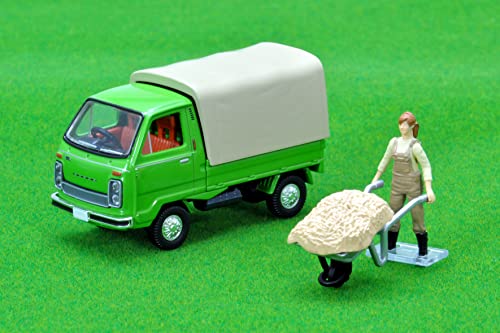 1/64 Scale Tomica Limited Vintage NEO TLV-N15c Honda TN-V Super Deluxe (Green) with Figure