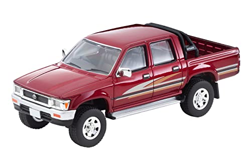 1/64 Scale Tomica Limited Vintage NEO LV-N256a Toyota Hilux 4WD Pick Up Double Cab SSR (Red) 1991