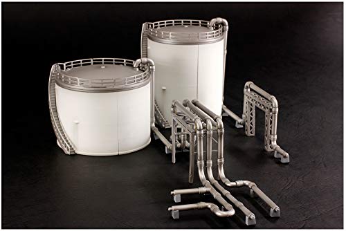 Non Scale Plastic Kit Industrial Area A (Storage Tanks)