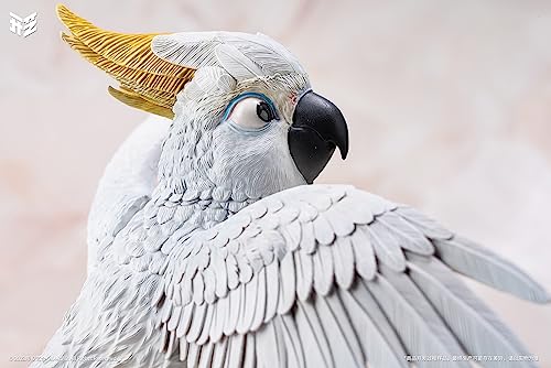 ART OF SHAPE "JUNGLE LOOKBOOK" SERIES 003 CACATUA GALERITA BROMEL RESIN STATUE