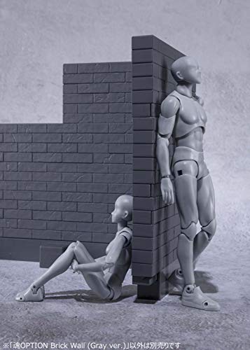 Brick Wall (Gray ver. version) Tamashii Option - Bandai